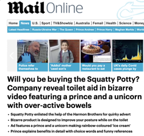 Viral marketing Squatty potty